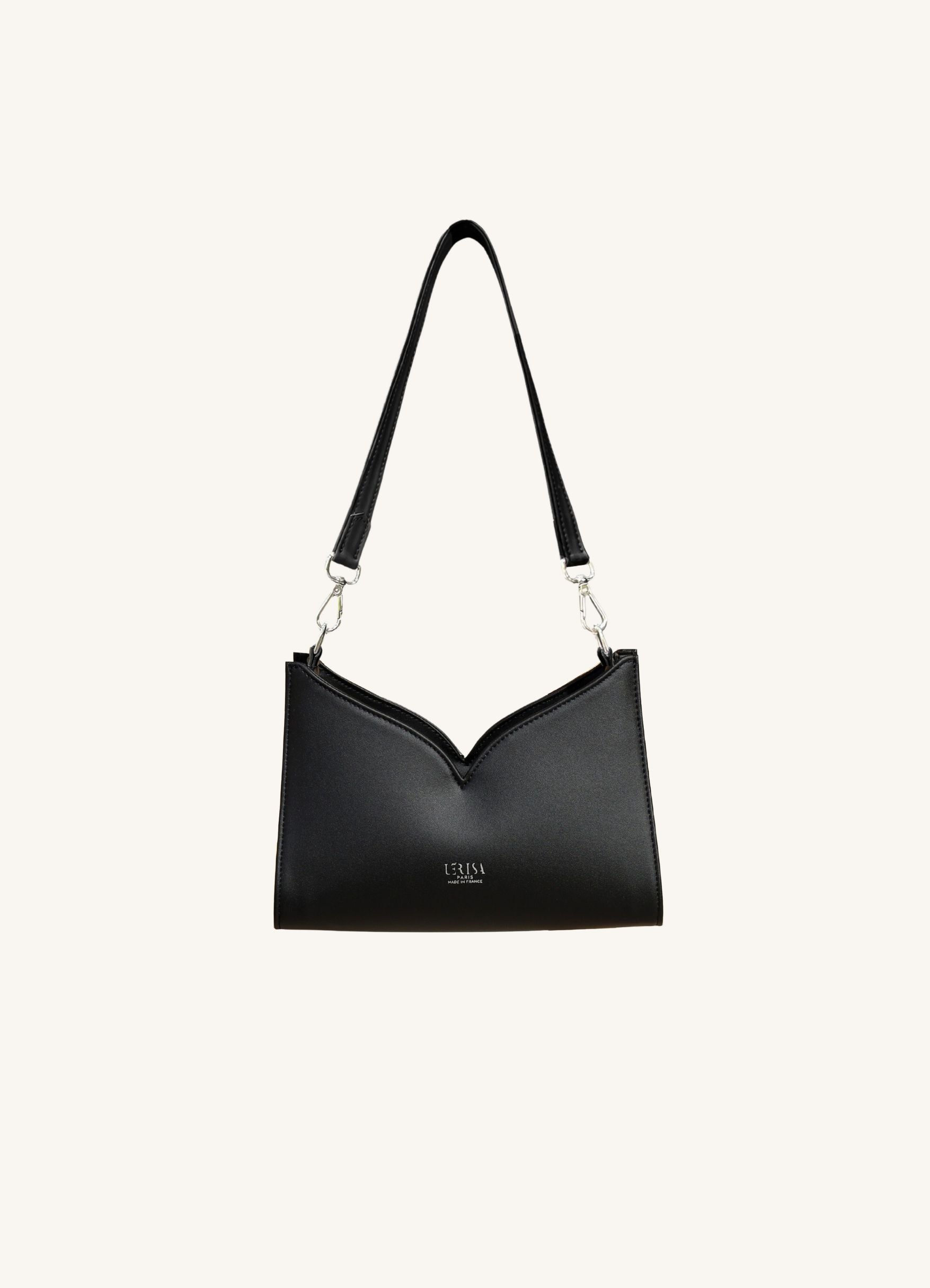 Sac Baguette Noir Lérisa - Sac fabriqué en France