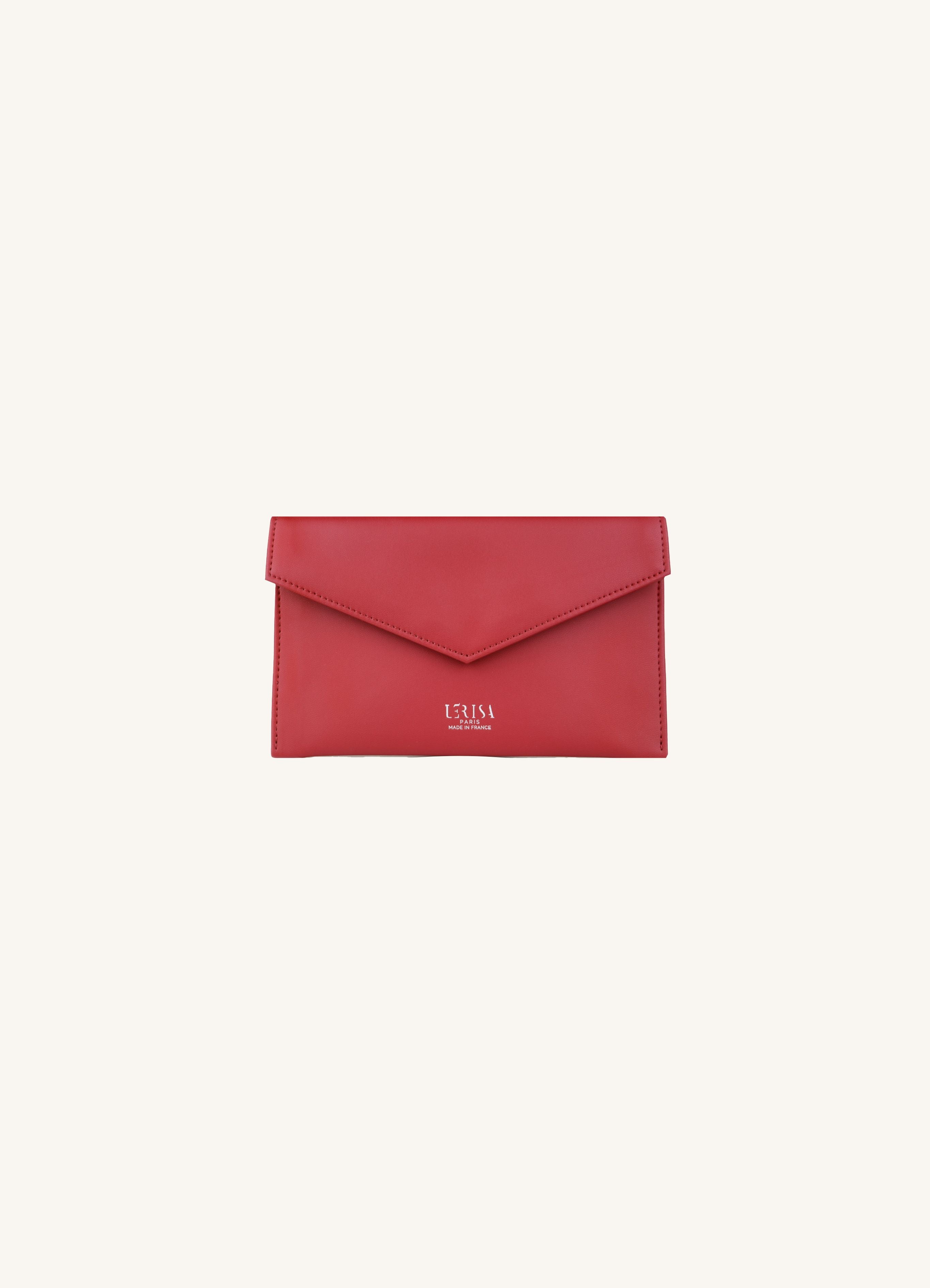 Pochette à rabat Lérisa - Rouge rubis