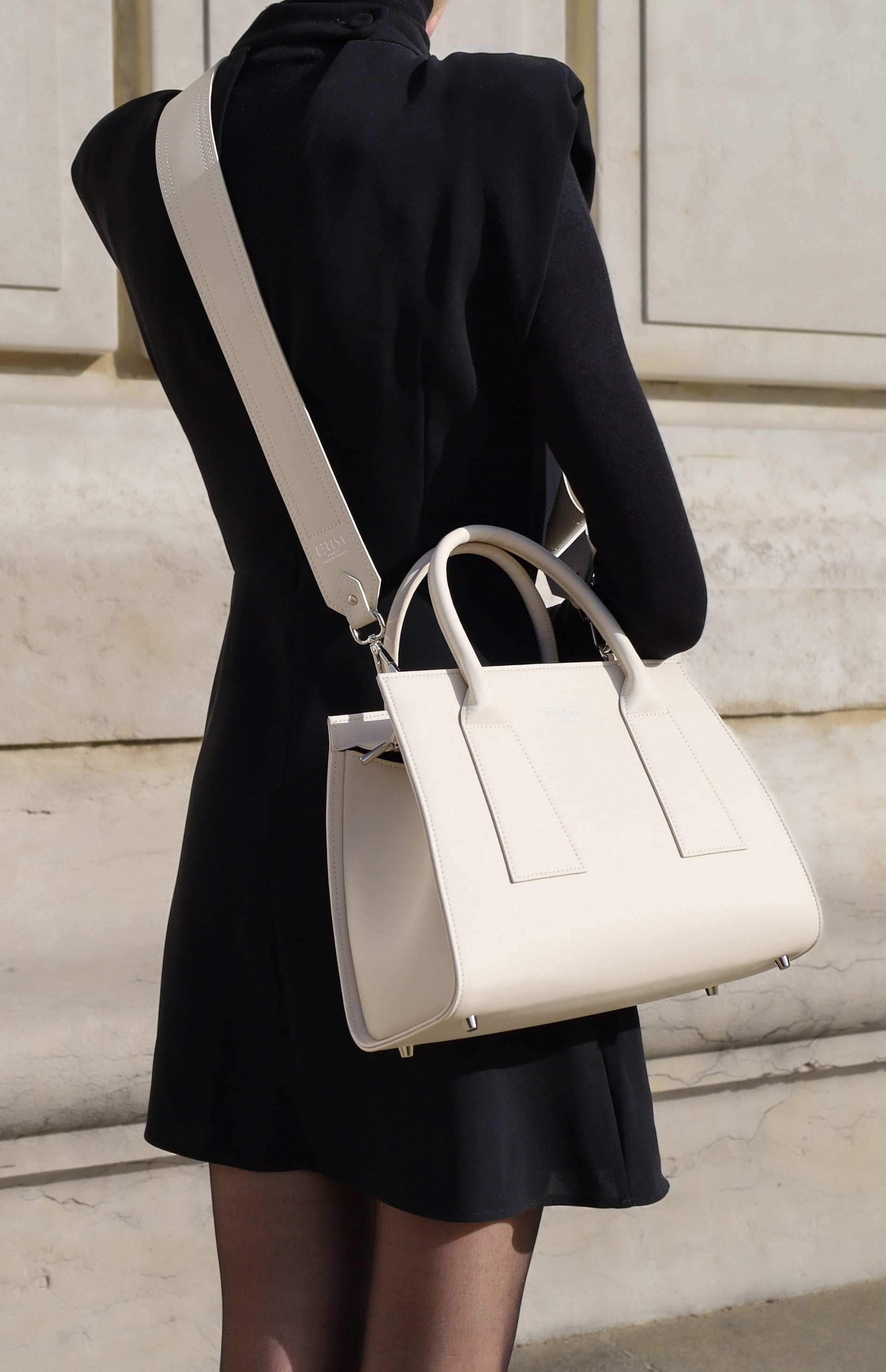 Sac Bandoulière Beige - Écologique Made in France - Lérisa