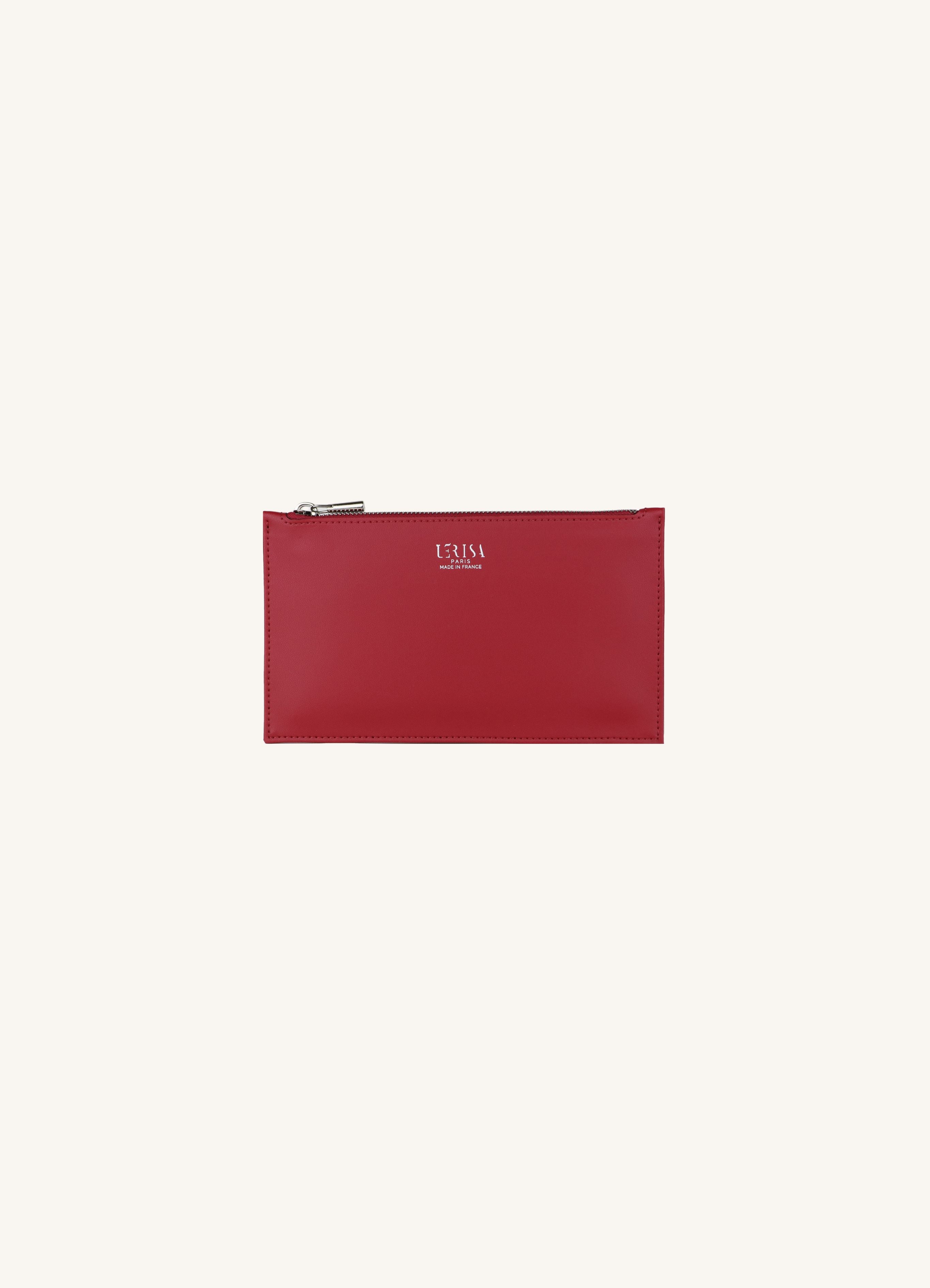 Pochette vegan - Rouge - Lérisa