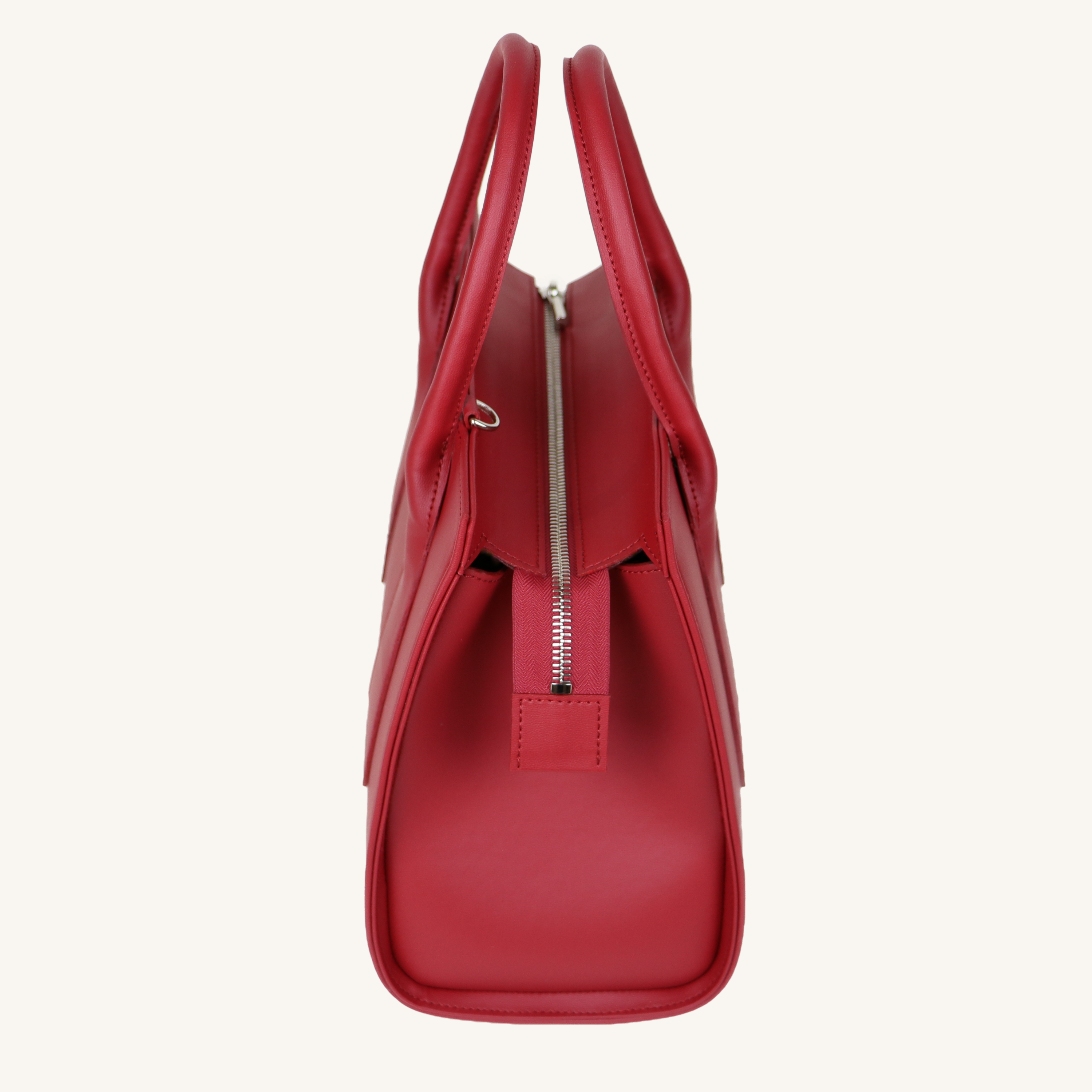 Sac Lérisa - Rouge Rubis - Sac vegan - Made in France - Cuir de raisin - Maroquinerie vegan