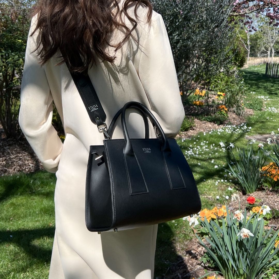 Sac Lérisa noir - Sac vegan - sac écoresponsable - Fabriqué en France